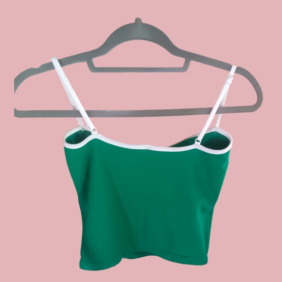 NWT By Anthropologie Bralette Green S/M - Picture 5 of 6